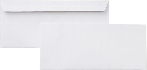 Amazon Basics #10 Security-Tinted Self-Seal Business Envelopes for Documents, Privacy, Home & Office, White, 500-Pack in Kuwait