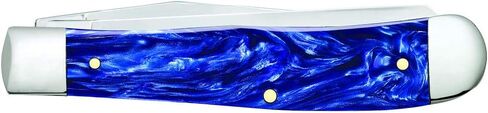 Case WR XX Pocket Knife Trapper Sparxx Blue Pearl Kirinite Item #23431 - (10254 SS) - Length Closed: 4 1/8 Inches in Kuwait