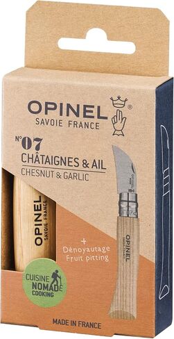 OPINEL No. 07 Scoring Folding Knife, Stainless Steel, Chestnut Wood Handle in Saudi Arabia