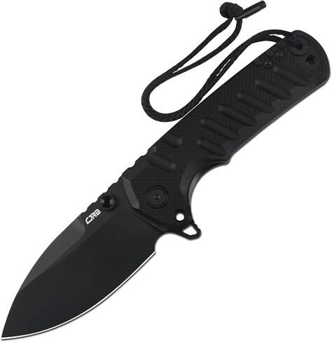 CJRB Tundra Pocket Knife, 3.78'' D2 Steel Blade, G10 Handle | Tactical Knife with Flipper, Liner Lock with Lock Pin, 7.97oz Heavy-duty Folding Knife for Outdoor Survival, J1966 Green in Kuwait