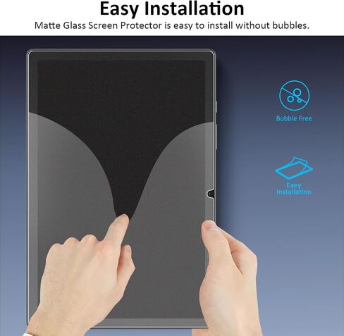 Ambison Matte Screen Protector for Samsung Galaxy Tab A11+/A9+ 11'', 2 Pack | Anti Glare, Anti Fingerprint, 9H Tempered Glass, Scratch Resistance Military-Grade, Bubble Free, Smooth as Silk in Saudi Arabia