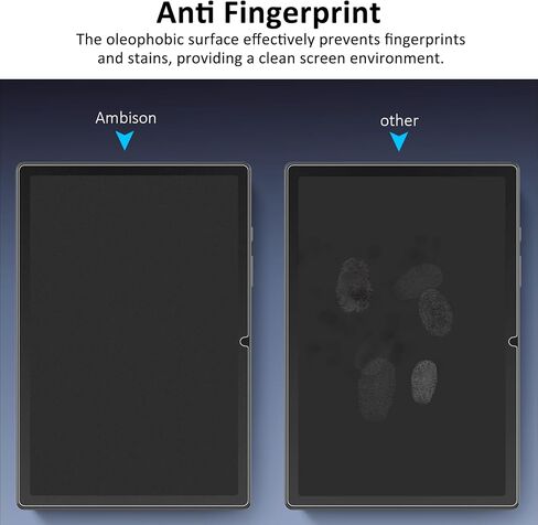 Ambison Matte Screen Protector for Samsung Galaxy Tab A11+/A9+ 11'', 2 Pack | Anti Glare, Anti Fingerprint, 9H Tempered Glass, Scratch Resistance Military-Grade, Bubble Free, Smooth as Silk in Saudi Arabia