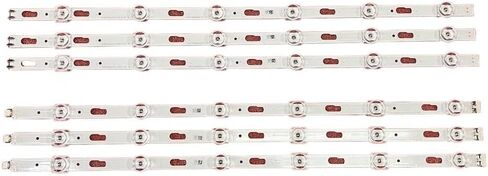 LED Strip Fit for Samsung UN50AU7000 UN50AU7000P UE50AU7105K UE50AU7025K UE50AU7500UXRU UE50AU7500U UE50AU7170U UE50AU7192U(Kit 6pcs for 1 TV) in Saudi Arabia