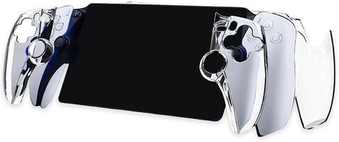 Transparent PC Case for PlayStation Portal, Clear | Shockproof Cover, Anti-Slip, Anti-Scratch, Ergonomic Grip, Heat Dissipation in Saudi Arabia