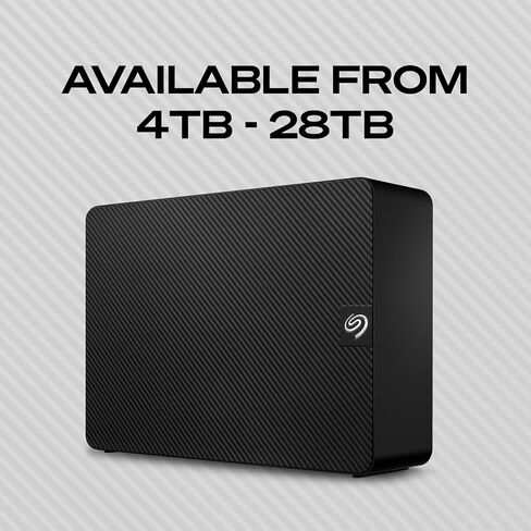 Seagate Expansion 24TB External Hard Drive HDD - USB 3.0, with Rescue Data Recovery Services (STKP24000400) in Saudi Arabia