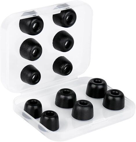 6 Pairs KBEAR KF01 Memory Foam Eartips, KINBOOFI KZ ZS10 PRO Replacement IEM Eartips Earbuds for KZ ZST ZS10 PRO X AS10 AS24 ZSN PRO X ZS10 PRO2 TANGZU WAN'ER CCZ DC02 DC01-PRO Wired Headphone in Saudi Arabia