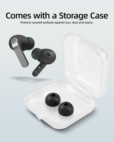 Memory Foam Earbud Tips for Samsung Galaxy Buds4 Pro/Buds3 Pro | 3 Pairs S/M/L Replacement Ear Tips with Case and Cleaning Pen, Comfort Noise Reduction, Fits Charging Case in Saudi Arabia