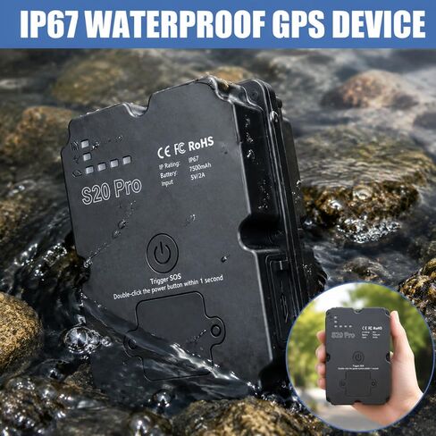 GPS Tracker for Vehicles - 4G LTE Hidden Anti-Theft Car Tracker | Subscription Required Cancel Anytime, Magnetic, Geofencing, IP67 Waterproof, Real-Time & 180 Days Route History, Smart Alerts in Saudi Arabia