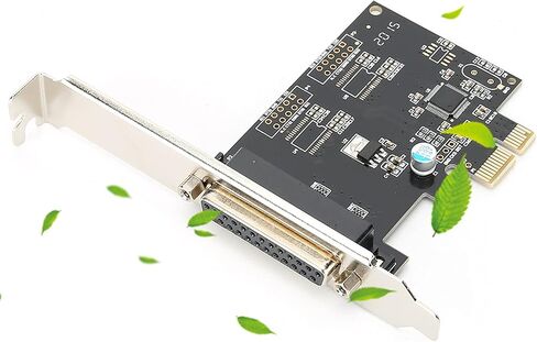 DB25 PCIE Parallel Printer Card Adapter for Connecting Multiple Devices, Compatible with and, Great for Printing and Programming Needs in Saudi Arabia