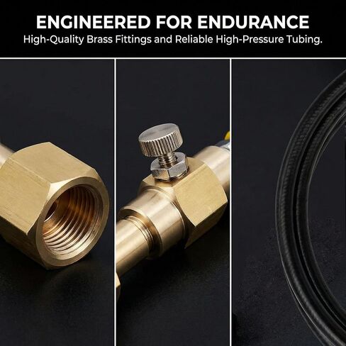 Co2 Tank Refill Adapter With High Pressure Hose,Fill Small Tanks from Larger Co2 Tanks in Saudi Arabia