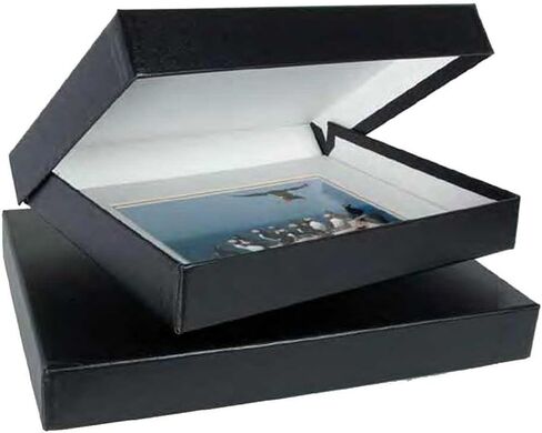 Archival Methods Onyx 11x14x2" Portfolio Box, 11.25x14.25", Black Buckram / Black Lining in Saudi Arabia