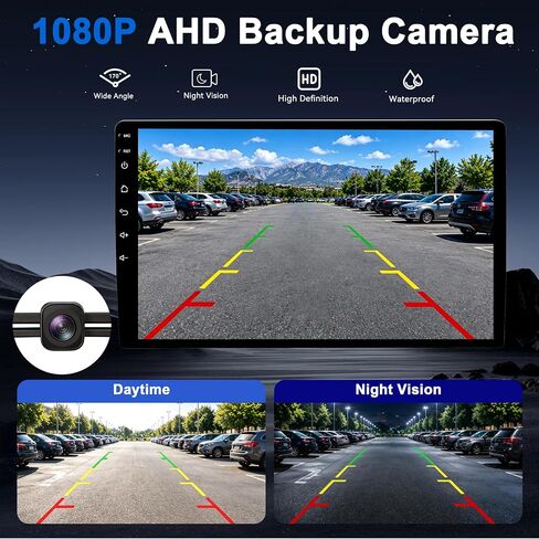 10.2" Car Radio Stereo for Honda Accord & Crosstour 2008-2013, Android 13 | 10.2 Inch IPS Touch Screen Android 13 64GB, Wireless CarPlay Android Auto, Plug and Play, 1080P Backup Camera, AM/FM Radio in Saudi Arabia