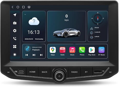 راديو سيارة Android 15 لسيارة Jeep Wrangler JK 2011-2017، شاشة لمس QLED IPS مقاس 9 بوصات، Qualcomm 8-Core 8+128G، Wireless CarPlay/Android Auto، GPS، 4G LTE، WiFi 6 وBluetooth 5.1 in Kuwait