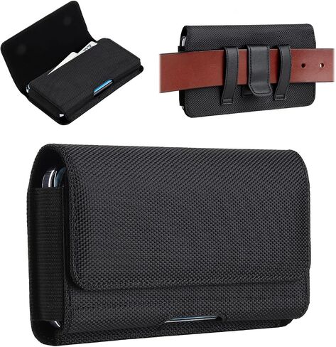 for Samsung Galaxy A16 A14 A13 A37 A36 A35 A32 5G S26 S25 S24 S23 Ultra Clip Case Phone Belt Holster for Motorola Moto G Power G Stylus 5G Belt Holder Pouch (Leather, XL(6.85" x 3.6" x 0.75")) in Saudi Arabia