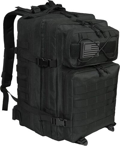 40L Tactical Backpack for Men, 900D Waterproof Molle Military Backpack 3 Day Assault Pack with 17" Laptop Compartment for Hiking Camping Gym EDC in Saudi Arabia
