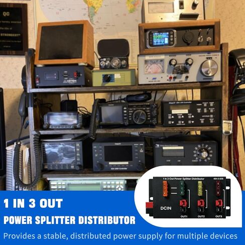 3 Out Power Splitter Distributor Source Strip Power Pole Distribution Block | 40Amp 1 in 3 out Connector Power Divider Power Board in Saudi Arabia