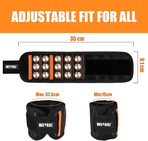 WEARXI Stocking Stuffers for Men Adults, Magnetic Wristband Gifts for Men | Mens Dad Birthday Gifts for Christmas White Elephant, Mens Stocking Stuffers for Men/Him/Adults/Husband, Cool Gadgets in Saudi Arabia