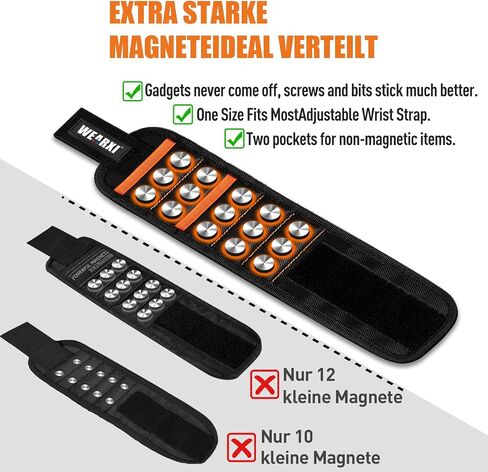 WEARXI Stocking Stuffers for Men Adults, Magnetic Wristband Gifts for Men | Mens Dad Birthday Gifts for Christmas White Elephant, Mens Stocking Stuffers for Men/Him/Adults/Husband, Cool Gadgets in Saudi Arabia