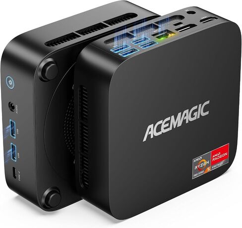 ACEMAGIC K1 Mini PC Windows 11 Pro, AMD Ryzen 5 7530U, 16GB RAM, 512GB SSD | Triple 4K Display, Supports Linux, Mini Desktop Computer for Home Office, Business, Coding, Multitasking, Light Gaming in Saudi Arabia