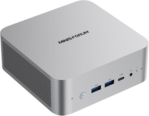 MINISFORUM AI X1 Pro-370 Mini PC AMD Ryzen AI 9 HX370 Up to 5.1GHz 12C/24T, Mini Desktop Computer AMD Radeon 890M, 32GB DDR5 1TB PCIe 4.0 SSD, 8K Quad Display, Dual 2.5 LAN/WiFi 7/BT5.4/Oculink in Saudi Arabia