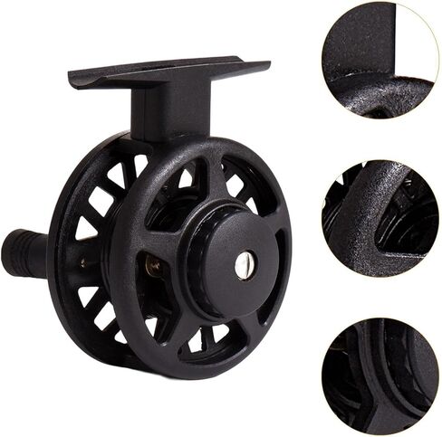 Ice Fishing Reel Trout Fly Reel Winter with Rocker Freshwater Saltwater Left Hand in Saudi Arabia