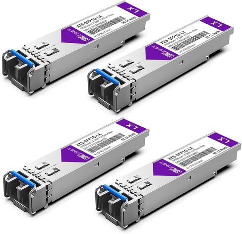 10GBASE-SR SFP+ Transceiver, 10G SFP+ to LC Multimode Fiber Module Compatible for Cisco SFP-10G-SR, Ubiquiti UniFi UF-MM-10G, Mikrotik S+85DLC03D, Meraki, Netgear, D-Link and More, 2 Pack in Saudi Arabia