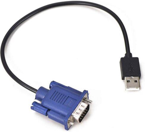 Evanlak USB-VGA Dummy Plug Headless Ghost Functionally Stable Dummy Plug Conductive Performancevga Headless RGB Display Emulator Operating System Boot and Load Resolutions up to 1080p@60Hz in Saudi Arabia