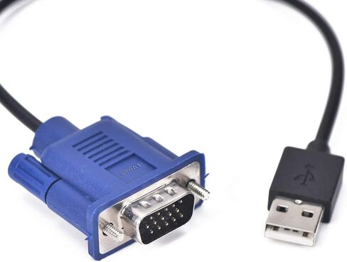 Evanlak USB-VGA Dummy Plug Headless Ghost Functionally Stable Dummy Plug Conductive Performancevga Headless RGB Display Emulator Operating System Boot and Load Resolutions up to 1080p@60Hz in Saudi Arabia