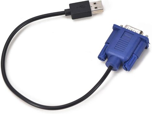 Evanlak USB-VGA Dummy Plug Headless Ghost Functionally Stable Dummy Plug Conductive Performancevga Headless RGB Display Emulator Operating System Boot and Load Resolutions up to 1080p@60Hz in Saudi Arabia