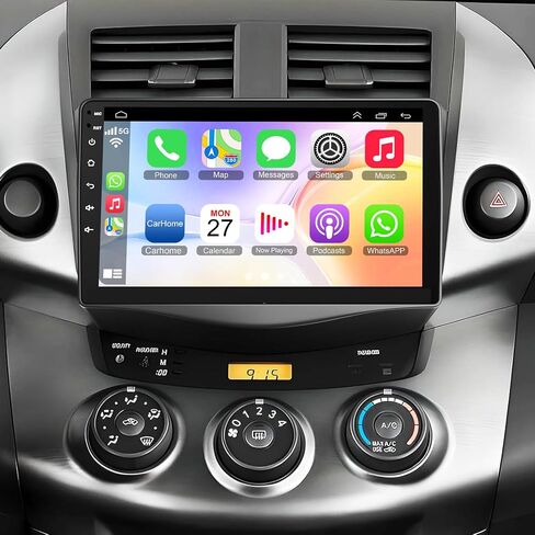 Android 13 Car Radio Stereo for Toyota Sienna 2004-2010, Wireless Carplay&Android Auto with 4G+64G Support Bluetooth/Voice Control/GPS/WiFi/Back-up Camera/SWC/FM, 9 Inch IPS Touch Screen for Sienna in Kuwait
