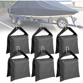 Boat Cover Sand Bag Marine Grade Mooring Kit Boat Accessories, Windproof Weight Sandbags, Each 10 lbs Capacity (6 Pcs) in Saudi Arabia