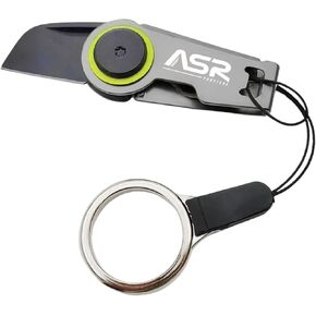 ASR Tactical Micro Zipper-Pull Folding Pocket Knife EDC Escape Survival Tool (2 Sizes, 2 Colors) in Saudi Arabia