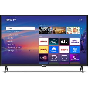 تلفزيون Roku الذكي - سلسلة مختارة مقاس 32 بوصة، تلفزيون عالي الدقة 1080 بكسل - تلفزيون Roku مع جهاز تحكم عن بعد صوتي - تلفزيون LED بشاشة مسطحة مع شبكة Wi-Fi لبث الأخبار المحلية المباشرة والرياضة والترفيه العائلي in Kuwait