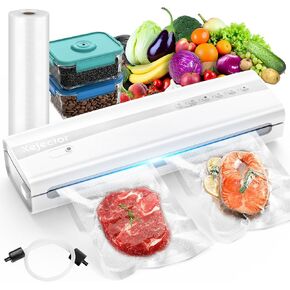 11-in-1 Vacuum Sealer for Food, Dry & Wet Auto Seal, Smart Moisture Sensor | Triple-Seal, 10s Vacuum, Built-in Cutter & Hose, Moist Mode with 10ml Liquid Tolerance, Pulse & External Modes in Saudi Arabia