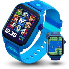 Mega Man Retro Gaming Smartwatch, Built from Mega Man™ 2 | Classic & Arcade Modes, No Wi-Fi or Bluetooth, Heart and Calories Tracking, Digital Watch, All Day Fitness, Includes 2 Bands in Saudi Arabia