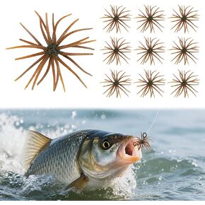 طعم صيد السمك من Urchin، طعم النرد العائم مقاس 2.7 بوصة/4.3 بوصة مع بقع عاكسة، طعم مخلوق ناعم للبحر، رمية قطرة لصيد الأسماك في المياه العذبة، جهاز أحمق/جهاز نيكو ودقة، غرق بطيء in Kuwait