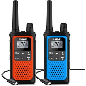 Walkie Talkies for Adults Long Range 2 Pack, Rechargeable Walkie Talkies 22 FRS Channels Two Way Radios with NOAA Weather Receiver, Noise Reduction, Volume Adjustment, LED Flashlight, 1800mAh Battery in Kuwait