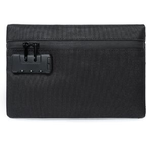 9.4" x 6.5" Tactical Tool Bag with Combination Lock | Zippered Range EDC Gear Pouch Nylon Organization Pouch for Storage, Travel, Office in Saudi Arabia