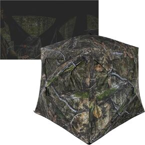 Ameristep Brickhouse Hunting Blind | 3-Person Ground Blind in Mossy Oak Break-Up Country, One Size in Saudi Arabia