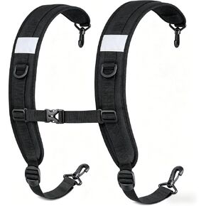 hanmir Backpack Straps Replacement, Padded and Adjustable Shoulder Straps with Chest Strap, Fit for Backpacks, Golf Bags, Musical Instrument Cases in Saudi Arabia