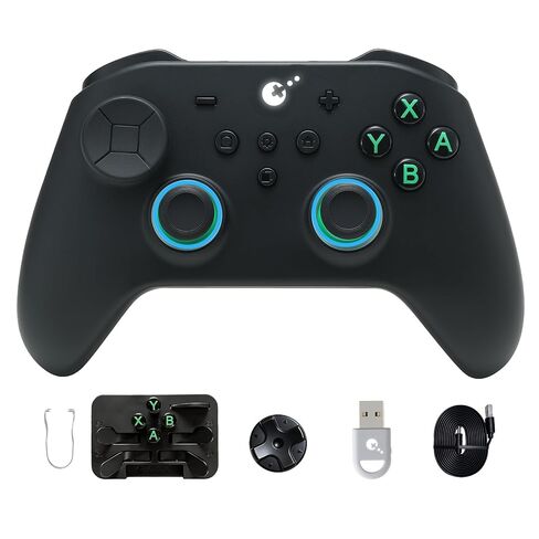 GuliKit TT PRO Bluetooth Controller For Switch 2/PC/Android/iOS | Ultra Fast Wireless Gamepad with Tension Adjustable TMR Joysticks,Micro/Hall Triggers,4 Rear Paddles,Multi-functional Adapter in Saudi Arabia