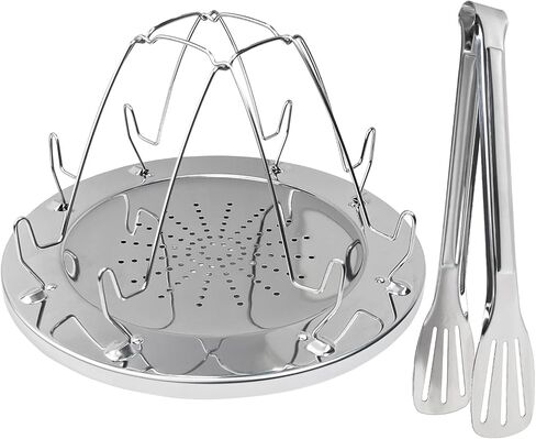 4-Slice Folding Camping Toaster for Gas Stoves, Stainless Steel Rack | Portable Camp Stove Toaster with Tongs for Camping, RV, Hiking, Picnics in Saudi Arabia