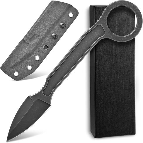 Ccanku C1134 Fixed Blade Knife, D2 Blade Stainless Steel Handle Claw Knife for Survival, Camping Outdoor EDC Tool with K Sheath(Blade) in Saudi Arabia
