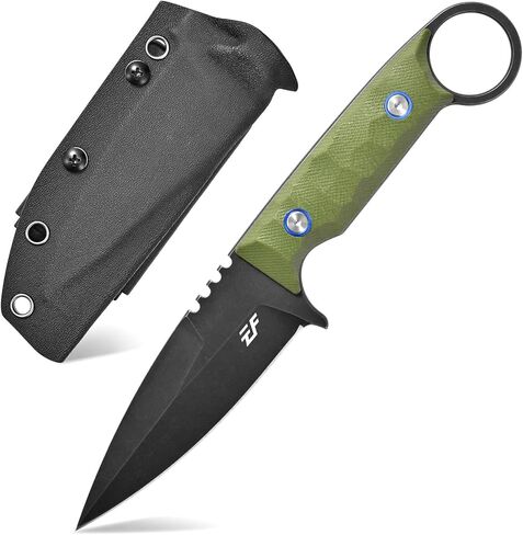 Eafengrow EF152 Fixed Blade Knife K110 Steel Blade G10 Handle Full Tang EDC Tool Knife for Outdoor Working Camping Hiking in Saudi Arabia