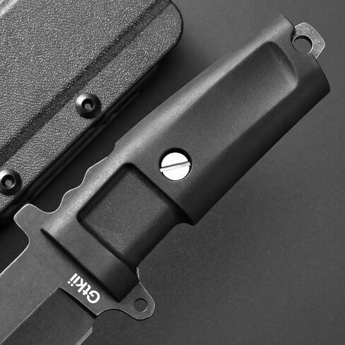 GTK34 Fixed Blade Knife AUS-8 Steel Blade Full Tang Nylon Fiberglass Handle Compact EDC Tool Fixed Knifes for Outdoor Camping Adventure Survival in Kuwait