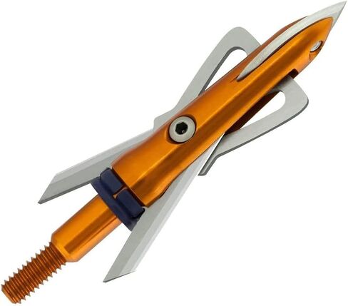 Rage Crossbow X, 2-Blade Archery Arrow Broadhead, 100 or 125 Grain with Shock Collar Technology (3-Pack) in Saudi Arabia