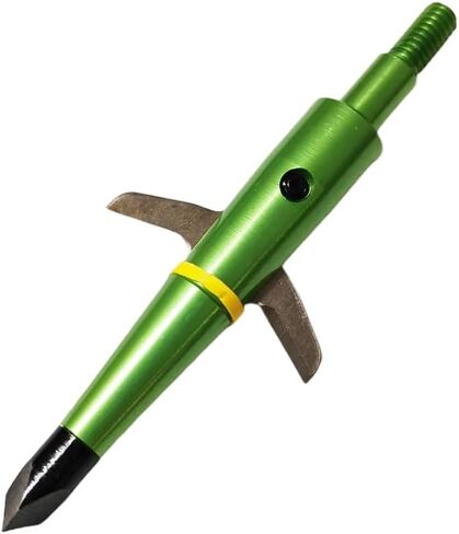 6PK Archery Hunting Broadheads,100 Grain, Stainlee Steel Expandable Blade 2 Inch Cut, Hunting Heads Arrow Tips Compatible Crossbow& Compound Bow in Saudi Arabia