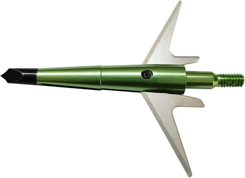 6PK Archery Hunting Broadheads,100 Grain, Stainlee Steel Expandable Blade 2 Inch Cut, Hunting Heads Arrow Tips Compatible Crossbow& Compound Bow in Saudi Arabia