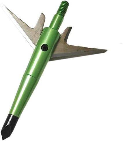 6PK Archery Hunting Broadheads,100 Grain, Stainlee Steel Expandable Blade 2 Inch Cut, Hunting Heads Arrow Tips Compatible Crossbow& Compound Bow in Saudi Arabia