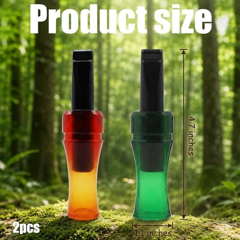 2PCS Crow Caller to Attract Crows, Professional Crow Caller Whistle for Hunting and Birdwatching, Realistic Crow Call with Durable PP Material for Outdoor Wildlife Observation and Survival Training in Saudi Arabia